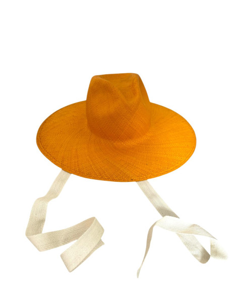 ORANGE STRAW | HAT