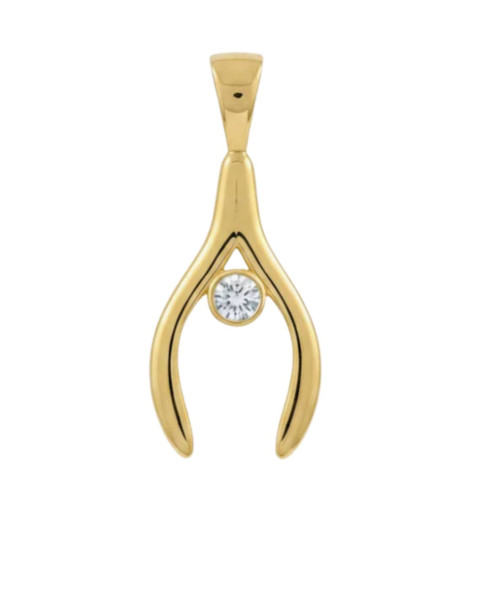 GOLDEN WISHBONE | PENDANT