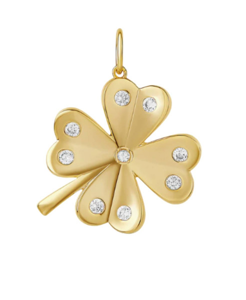 GOLD LOCKY CLOVER | PENDANT