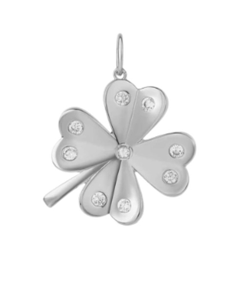 SILVER LOCKY CLOVER | PENDANT