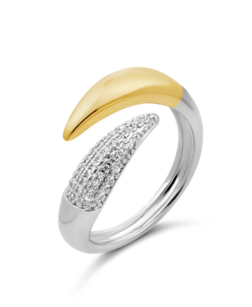 BOLD TWO TONE CLAW | RING