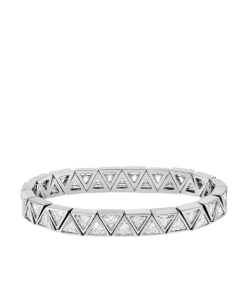 SILVER ALL TRIANGLE STRERCHY | BRACELET