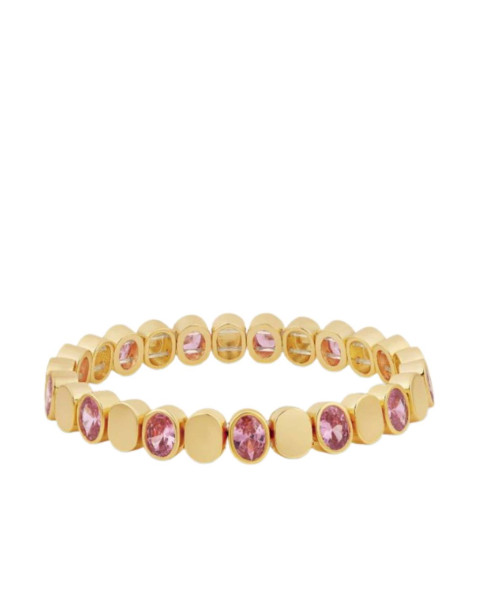 GOLDEN PINK OVAL STRETCHY | BRACELET
