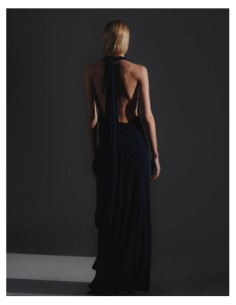 SANTORINI RUFLLES | LONG DRESS 2