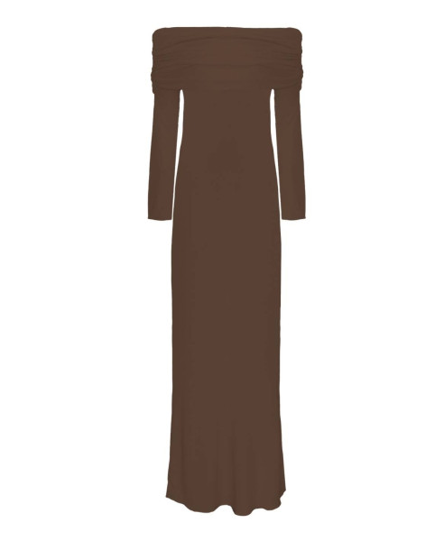 CARRIE COCOA | LONG DRESS