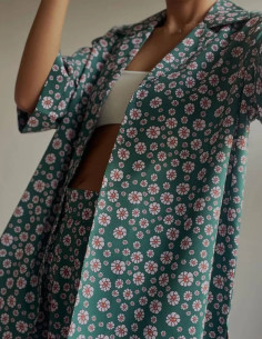 FLEURS PIJAMA | TOP