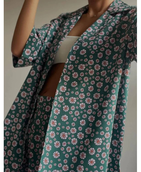 FLEURS PIJAMA | TOP