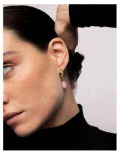 SADIE PINK HOOP | EARRINGS 2