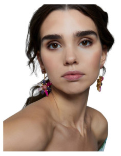 FUCHSIA HIBISCUS | EARRINGS