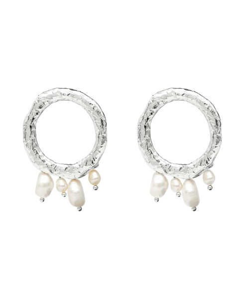 ADARA PEARL SILVER | EARRINGS