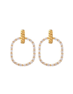 WHITE TWIGGY | EARRINGS