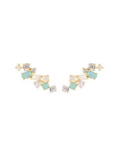WHITE AND AQUA AINE | EARRINGS
