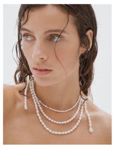 TRIPLE CYRA PEARL | NECKLACE
