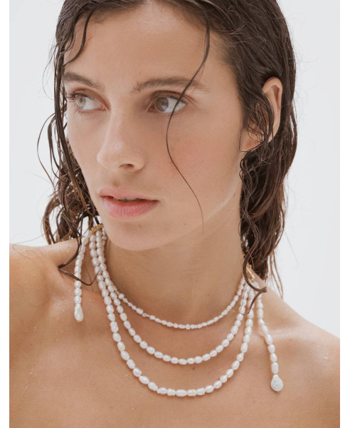 TRIPLE CYRA PEARL | NECKLACE