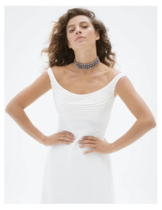 GRAY PEARL NEBELIA | CHOKER 2