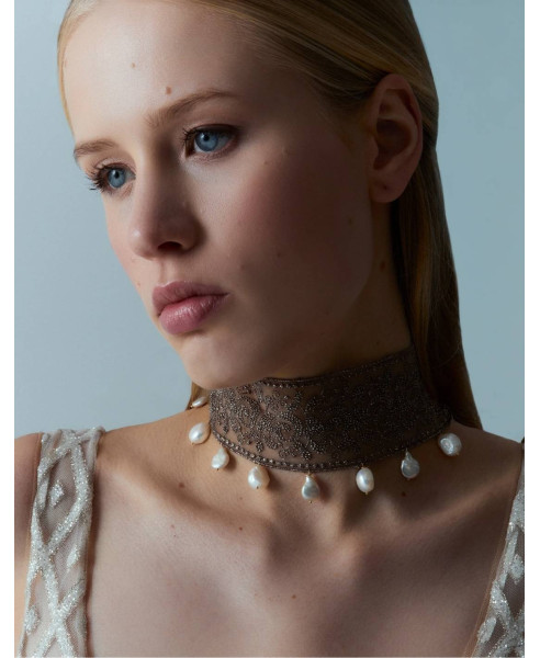 ELVA ANTIQUE GOLD | CHOKER