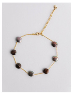 SIENA GRAY PEARL | CHOKER