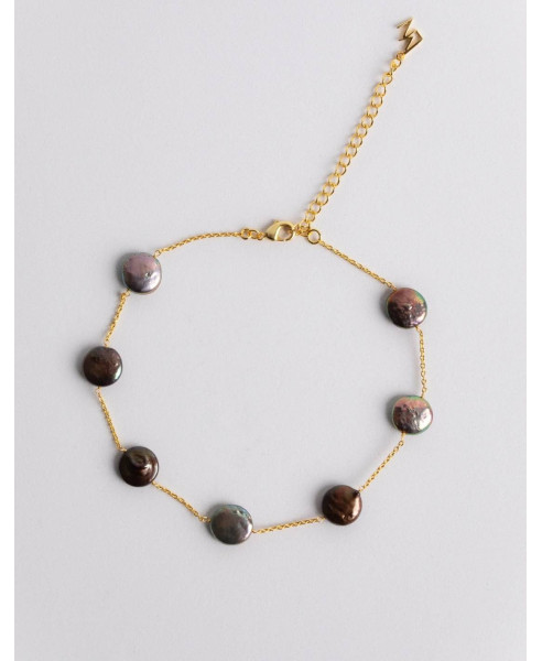 SIENA GRAY PEARL | CHOKER