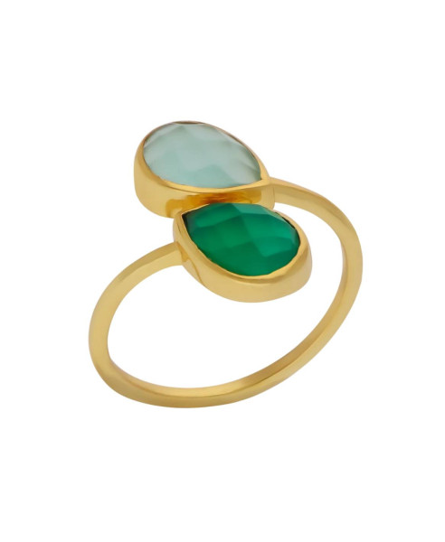 AURA GREEN AND AQUA | RING