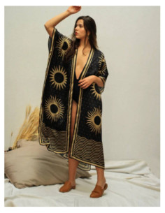SOLES BLACK & GOLD | KIMONO