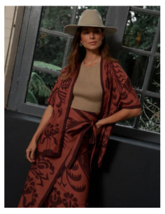 AGAVE LINEN TERRACOTTA |...