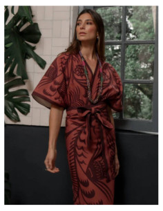 AGAVE LINEN TERRACOTA | SET