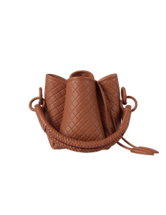 TULIP BUCKET MINI BRANDY | BAG