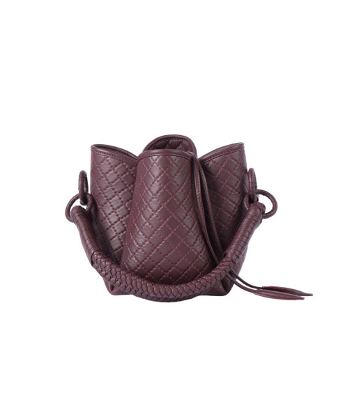 TULIP BUCKET MINI BURGUNDY | BAG