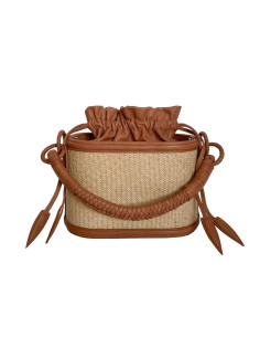 BASKET BUCKET CANELA | BAG