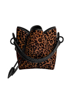 TULIP BUCKET LEOPARD | BAG
