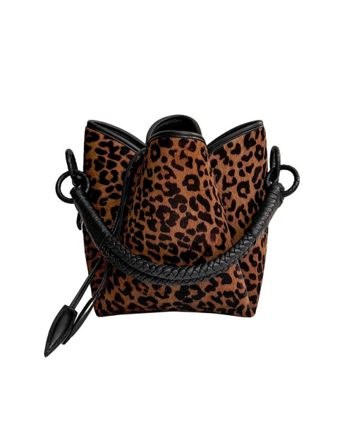 TULIP BUCKET LEOPARD | BAG