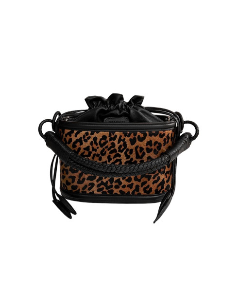 BASKET BUCKET LEOPARD | BAG