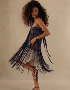 FRINGE SKIRT BLUE | SKIRT 2