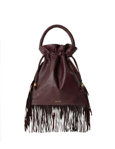 ELENA FRINGES BURGUNDY | BAG