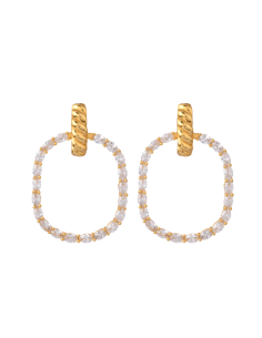 WHITE TWIGGY | EARRINGS