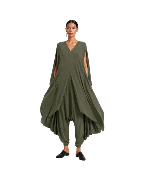 MIAROMA OLIVE GREEN | JUMPSUIT