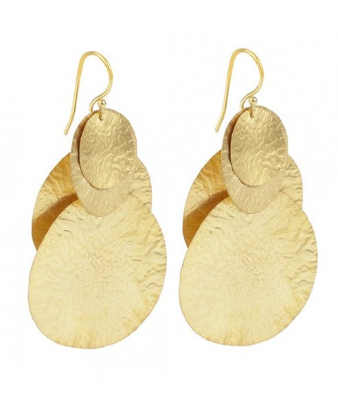 LEAVES GOLD SMALL | EARRINGS