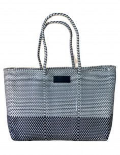C-TOTE HALF WHITE & SILVER|...