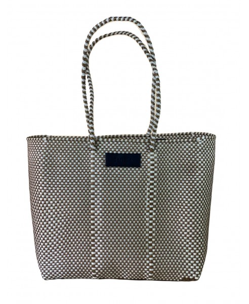 C-TOTE WHITE & GOLD | BAG